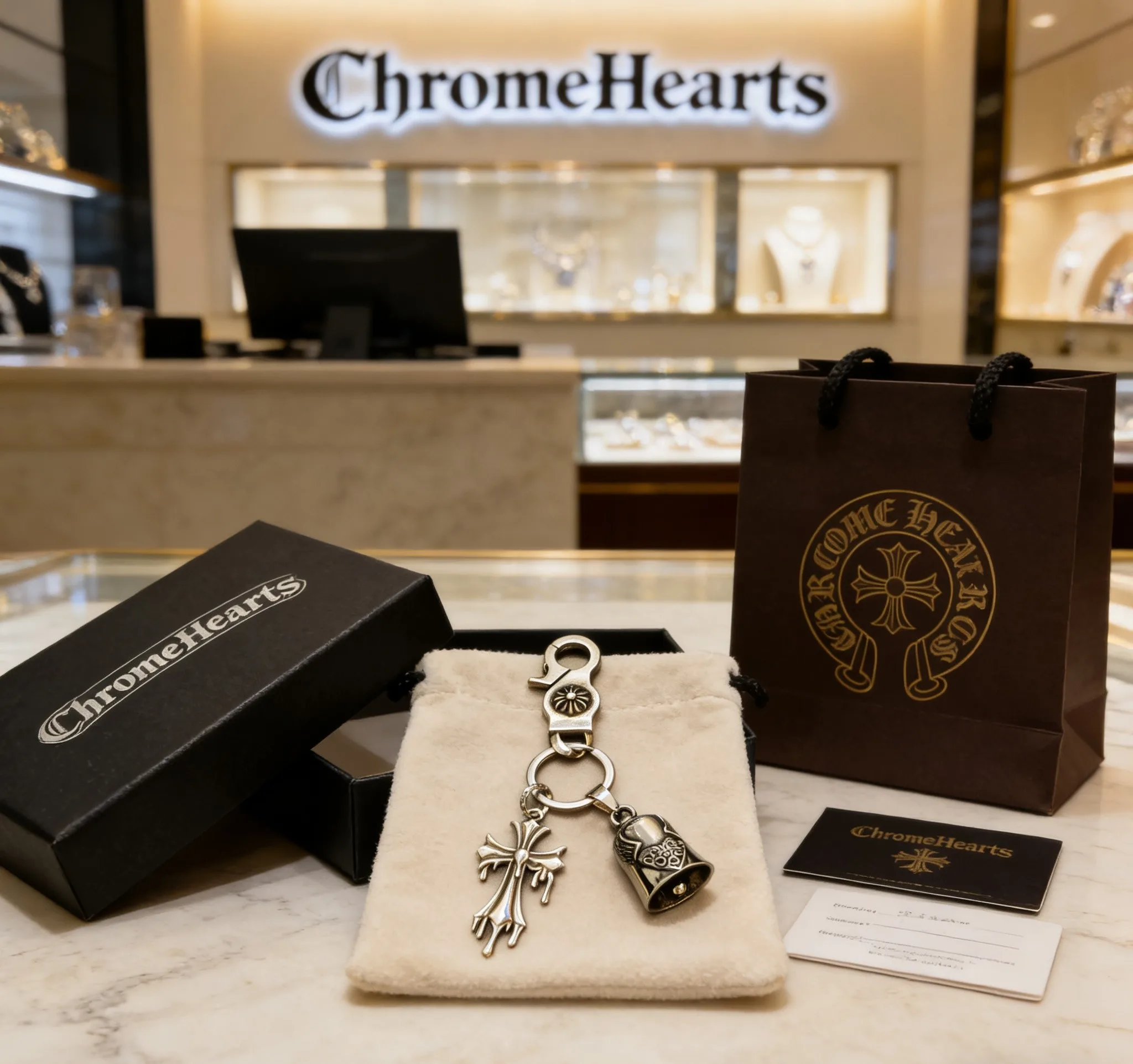 Chrome Hearts Keychain