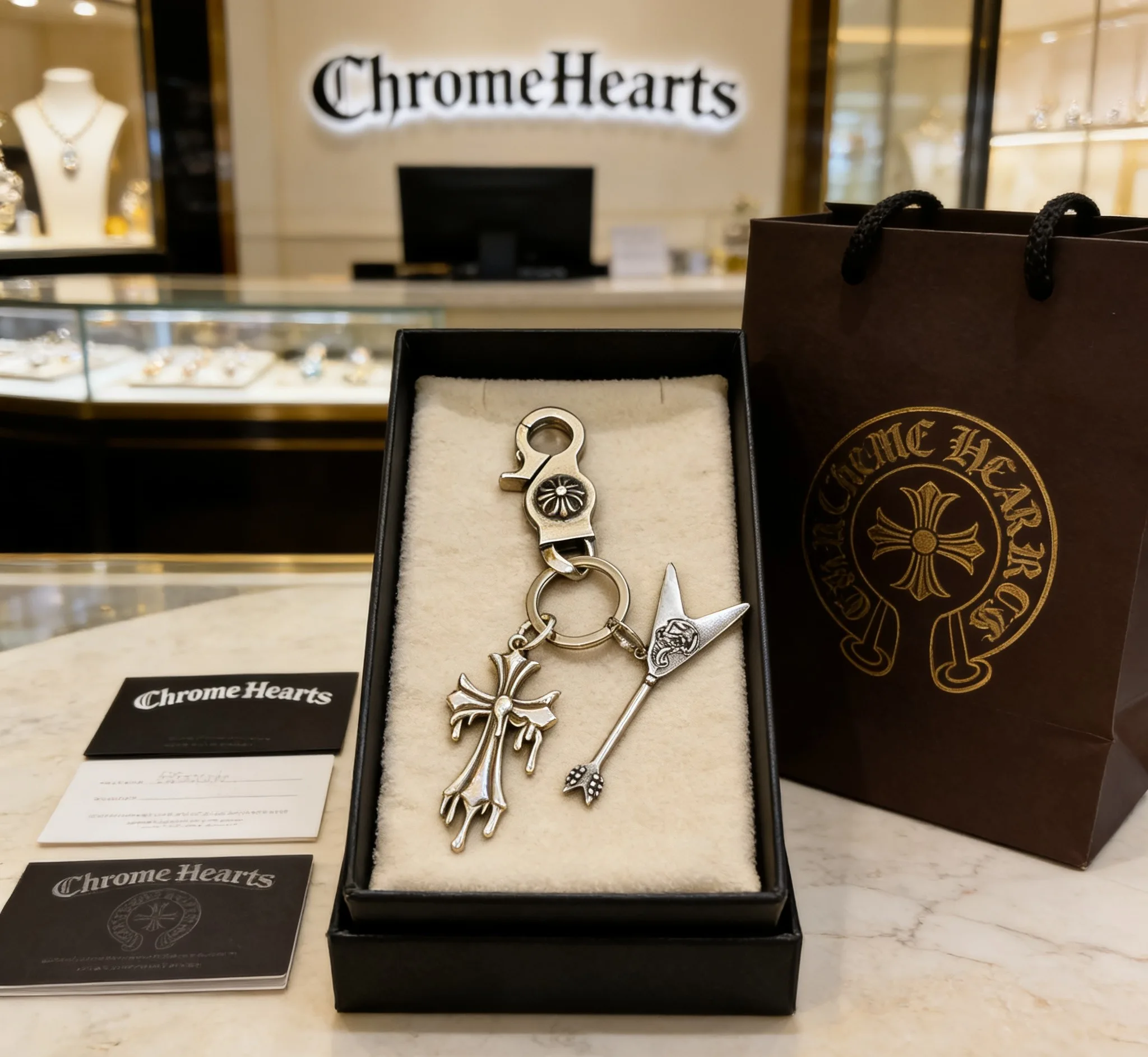 Chrome Hearts Keychain