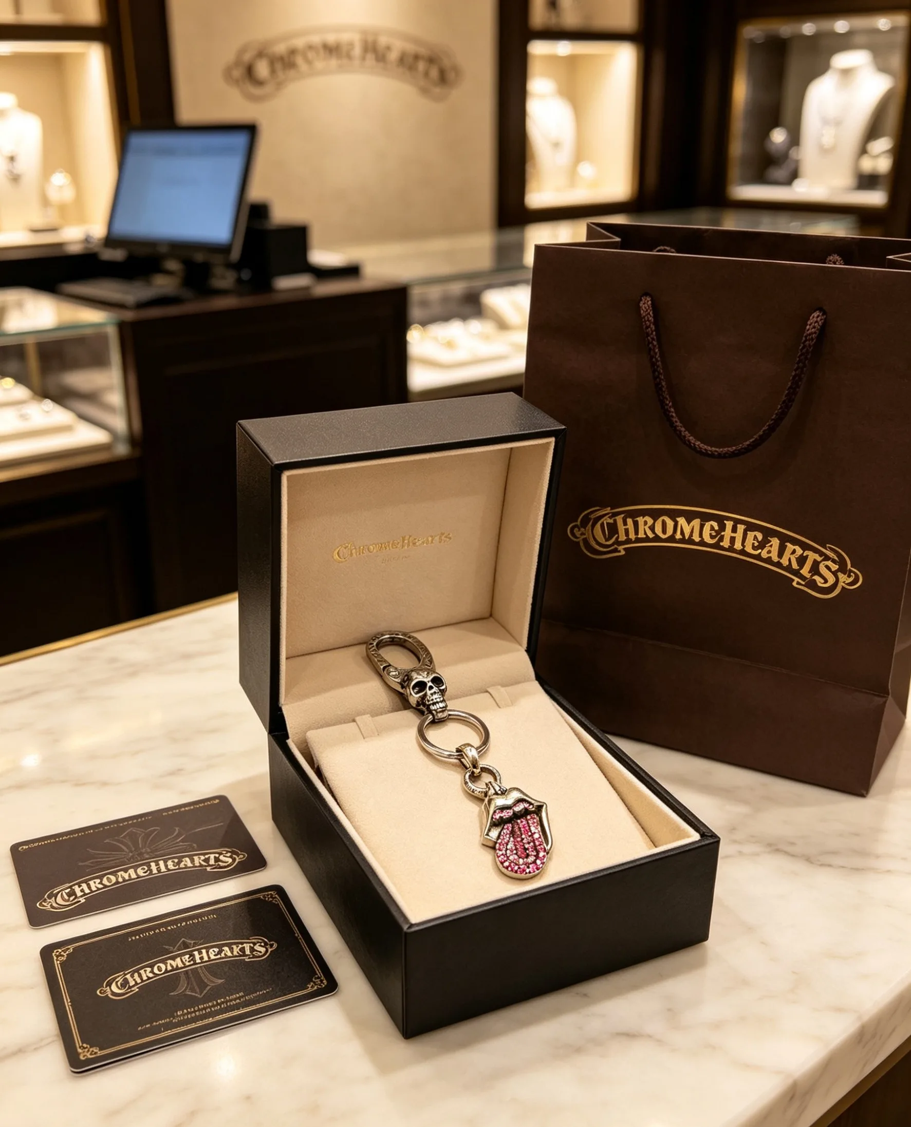 Chrome Hearts Keychain