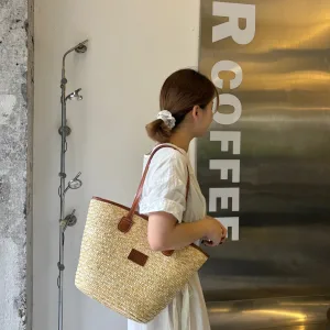 Burberry Straw Bags