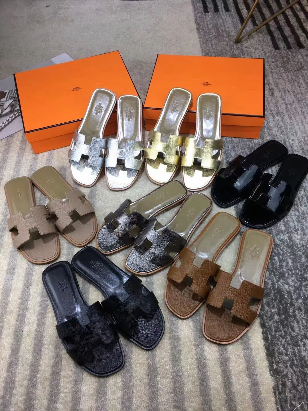 Hermès Slippers