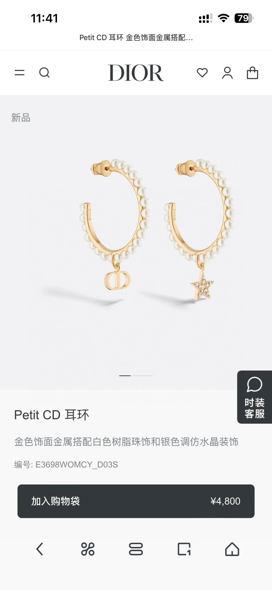 Dior Earrings